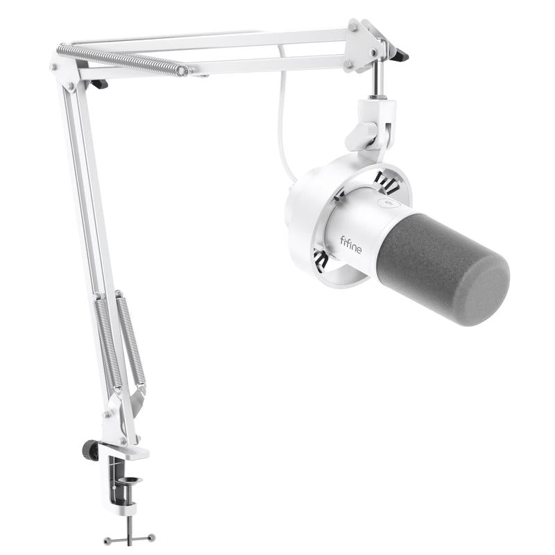 FIFINE K688 USB/XLR Dynamic Podcast Microphone – Pro Mic, Mute & Monitor for Streaming, Gaming, Vocal & Music Recording Audio, for PC Smartphone Mixer, Boom Arm