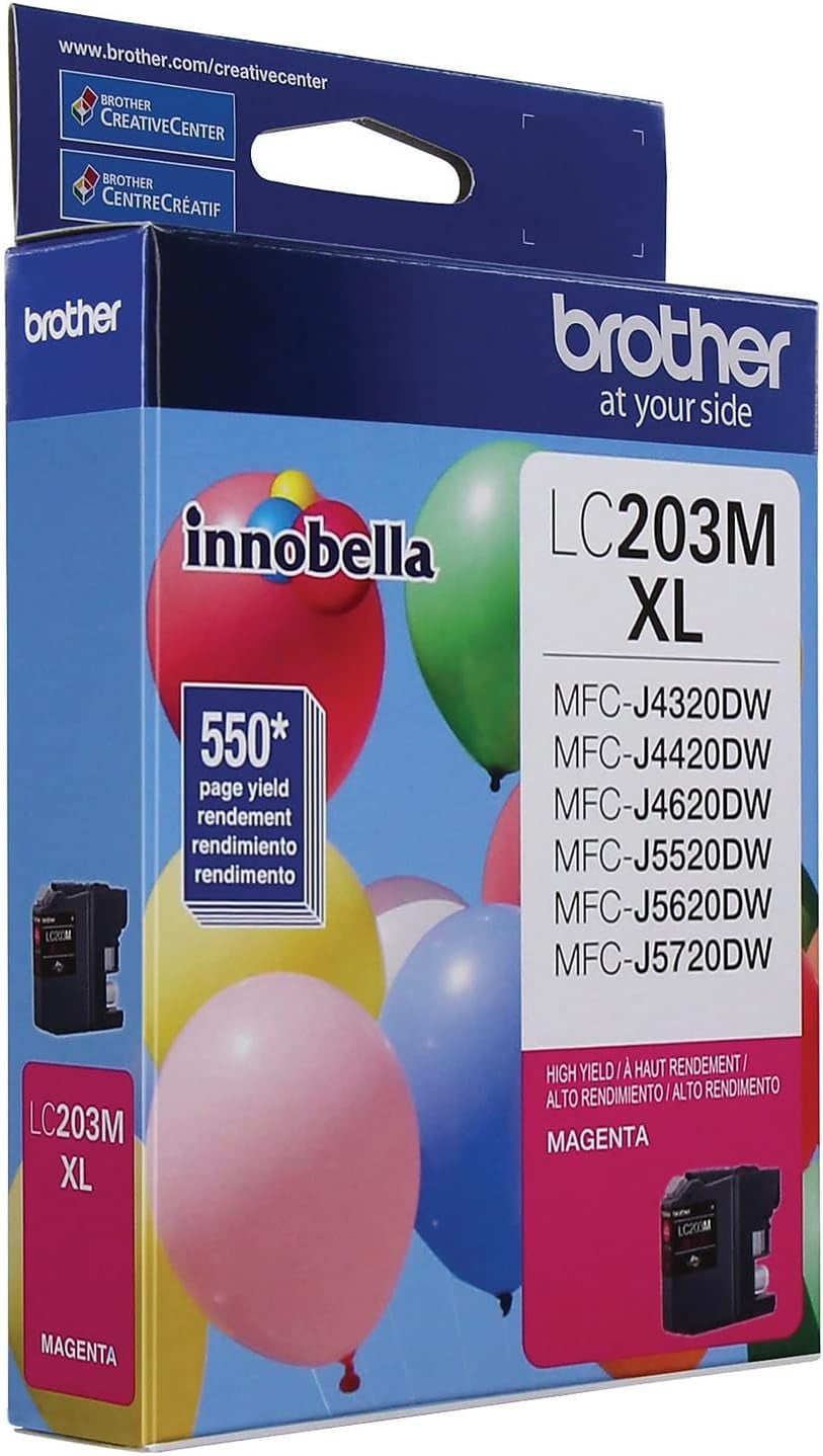 Printer LC203M High Yield Ink Cartridge, Magenta, 550
