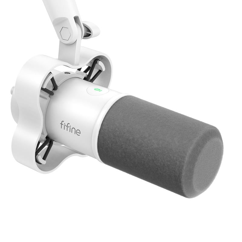 FIFINE K688 USB/XLR Dynamic Podcast Microphone – Pro Mic, Mute & Monitor for Streaming, Gaming, Vocal & Music Recording Audio, for PC Smartphone Mixer, Boom Arm